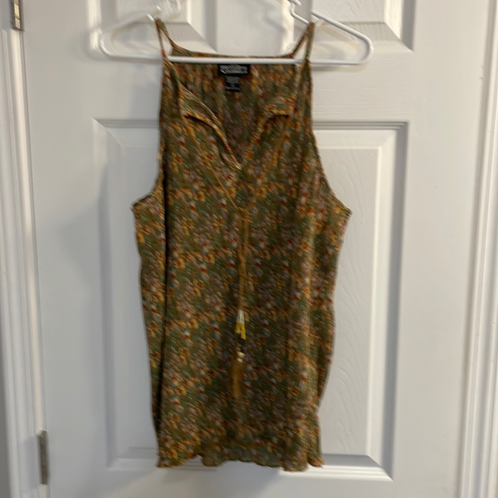 Angie spaghetti strap top size L